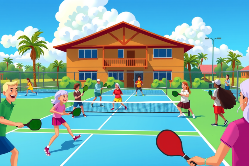 Fun And Games: Pickleball Courts In Oviedo, Florida